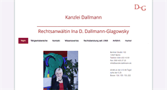 Desktop Screenshot of kanzlei-dallmann.de