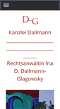 Mobile Screenshot of kanzlei-dallmann.de